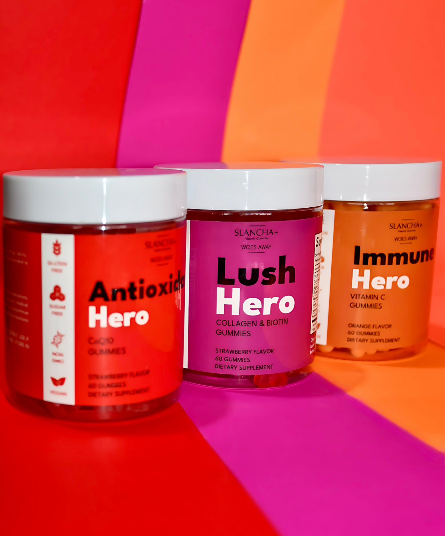Essential Trio Bundle - Vitamin C, COQ10, Biotin & Collagen (with added Vitamin E)