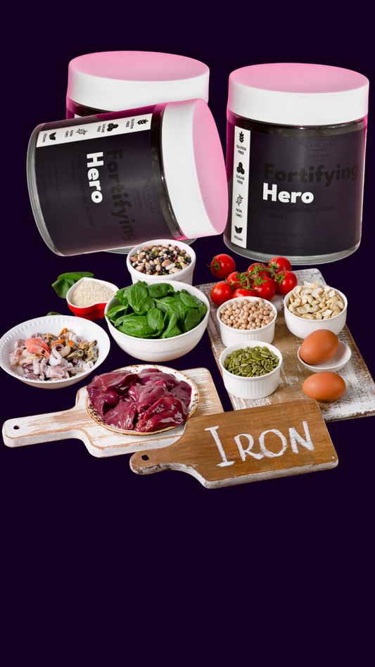 Iron + Essential Vitamins - (A, C, B3, B6, B12 & Zinc)